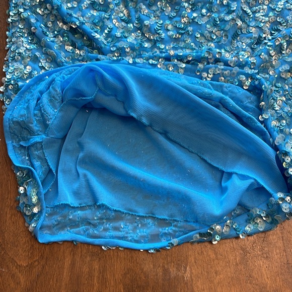 Jane Blue sparky tanktop with stretch - Picture 6 of 8